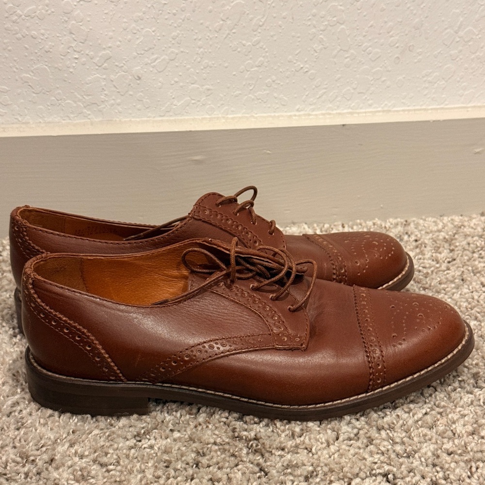 Madewell Chestnut‎ Men's Leather Derbys